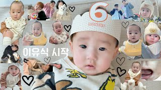 VLOG | 12월 1탄 | 6개월 아기 👼🏻 | 177일 ~ 190일 | 이유식 시작 | 초기이유식 만들기 | 분유보다 이유식 잘먹는 아기 🧡