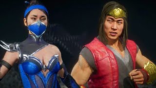 Mortal Kombat 11 - Kitana vs Liu Kang All Intro Dialogue