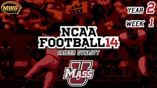MWG -- NCAA Football 14 -- Career Dynasty -- Year 2, Week 1