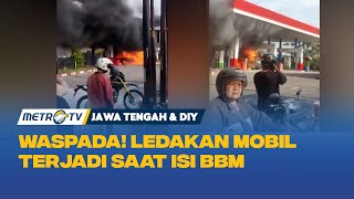 Mobil Meledak Saat Isi BBM