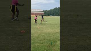 Flag Football Pulling Drill #subscribe #flagfootball #viral #football #shorts #footballdrills #fyp