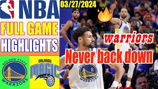 Warriors vs Magics [Full Game] Highlights Mar 27, 2024 | NBA Highlights 2024