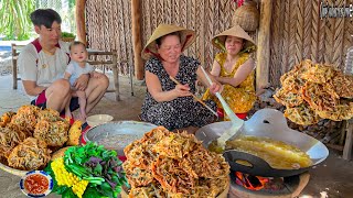 Bánh Cá Cơm Khoai Chiên Giòn | Hương Vị Bánh Quê Mẹ Làm || Crispy fried anchovy cakes