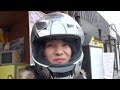 可愛い女性ライダー　baliusii kawasaki バリオスii