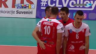 OK Mladost BRCKO take great rally over ACH Volley LJUBLJANA