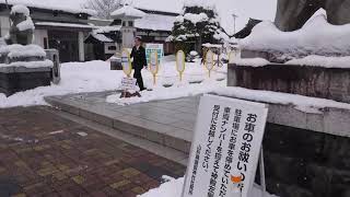 【知り合い】山形県護国神社に初詣来ました❗コロナの影響で去年より人いませんでした❗