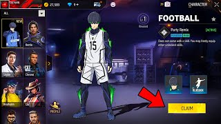 FOOTBALL CHARACTER ⚽️😱 FREE BUNDLE 🎁 FREE JERSEY 👕 FREE FIRE