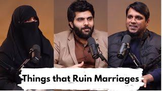 Things that ruin marriages | Muhammad Ali , Dr.Asiya Madni , Dr.Subayyal | Youth club