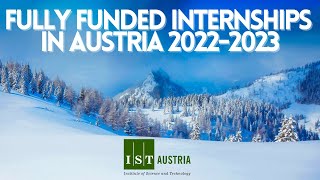 Internship Programs in Austria 2022-2023 | How to Apply for Fully Funded Internships | Austria Visa