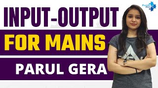 Input Output For Mains | Reasoning | Parul Gera | Puzzle Pro
