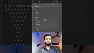 Javascript Hourglass Pattern | Javascript Tutorial #coderohan #shorts #javascript #codingshorts