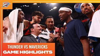 OKC Thunder vs Dallas Mavericks | Game Highlights | April 14, 2024