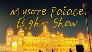 SOUND AND LIGHT SHOW💥# Mysore Palace Light Show #mysorepalace