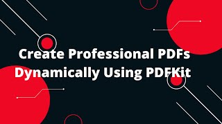 📄 Create Dynamic PDFs in Node.js with PDFKit 🚀 Step-by-Step Tutorial!