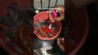 How I grill fresh fish with an air fryer. #cooking #food #viral #grilledfishrecipe #grilledfish