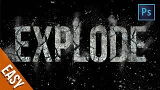 [Photoshop Tutorial] Exploding Text Effect