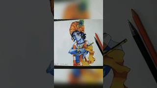 drawing Krishna ji || happy Krishn janmashtami