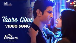 Taare Ginn Video Song - Dil Bechara | Sushant Singh Rajput | Dil Bechara Song | Shreya Ghoshal