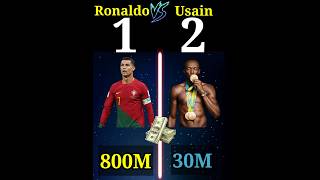 Ronaldo VS Usain Bolt ? | #shorts #ronaldo #usainbolt