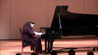 Yuliya Gorenman plays Beethoven Sonata No. 22, 2nd movement