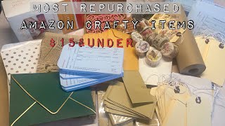 Most repurchased Amazon items for Journaling & Crafts $10-$15