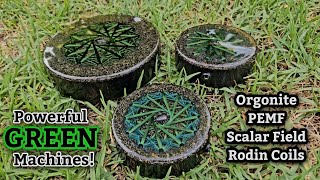 Beautiful 😍 Powerful Orgonite Creations- Rodin Coil PEMF/Scalar Energy ⚛️