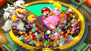 Super Mario Party - Team Minigames - Couple Mario and Peach vs All Bosses (Master)