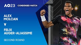 Alex Molcan v Felix Auger-Aliassime Condesned Match | Australian Open 2023 Second Round
