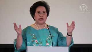 Senator Miriam Santiago's leadership jokes and tips