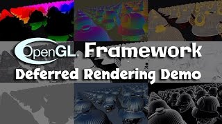 OpenGL Framework with Deferred Rendering