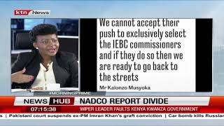 Big divide over NADCO report as Kalonzo accuses Kenya Kwanza of sabotaging it