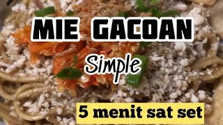 5 MENIT SIAP!! RESEP MIE GACOAN ENAK \u0026 SIMPEL