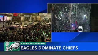 Super Bowl 59 victory: Eagles fans take over streets of Philadelphia