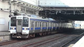 【着発線変更】415系普通列車水戸駅到着ー11月10日ー