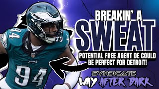 The Detroit Lions Need To Take A SERIOUS LOOK At DE Josh Sweat In 2024 Free Agency!