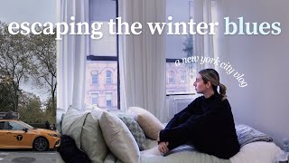 a self care nyc vlog ❄️🚕 escaping the winter blues