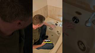 How to unclog a tub drain with a snake #handyman #diy #plumbing