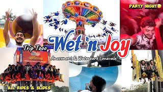 Wet n Joy Waterpark And Amusement Park All Rides And Slides| Wet n Joy Vlog| Marathi Vloggers