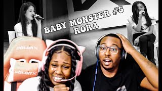 BABYMONSTER #5 - RORA (Live Performance) FIRST TIME REACTION Americans Try Kpop #ygentertainment