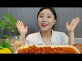 mukbang 핵폭탄 통삼겹 김치찜💥 당면 잔뜩 매운 김치찜 먹방 spicy kimchi jjim real sound asmr eating