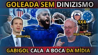 GABIGOL MARCA 3 E CABULOSO GOLEIA , MÍDIA FICA SURPREENDIDA COM SUPER CRUZEIRO🔥