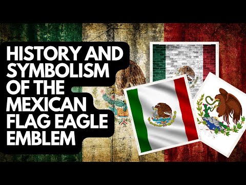 What does the eagle on the Mexican flag symbolize?