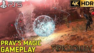 PS5 FORSPOKEN Prav's Magic Gameplay Walkthrough 4K 60FPS HDR | PS5 Forspoken Water Magic Gameplay 4K