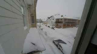 Winter Snow Storm Juno Time Lapse - South Boston - January 2015
