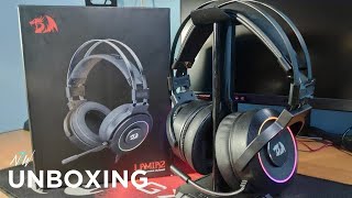 Redragon H320 Lamia2 Unboxing - Budget RGB Headset?! + Review