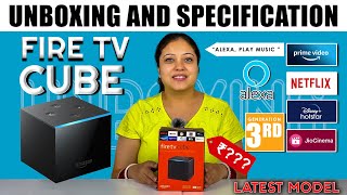 Fire TV Cube 2023 | Hands-free streaming device with Alexa, 4K Ultra HD | Unboxing & Features.