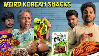 Indian's Trying Weird Korean Snacks for the First Time😵‍💫