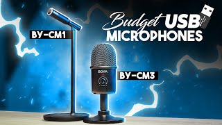 Budget USB Microphones for Streaming/Podcast/Voice Over!- BOYA BY-CM1/CM3 Review in Bangla