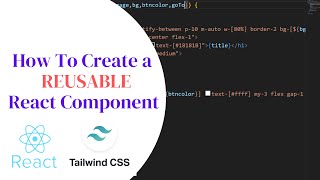 HOW TO Create Clean and Reusable React Components | #reactjs