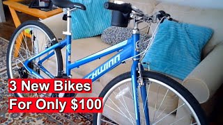 Walmart Bike Haul | 1 Schwinn + 2 Hypers = $100